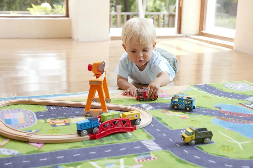 Railworld Discovery Mat Hape-Toy-Market