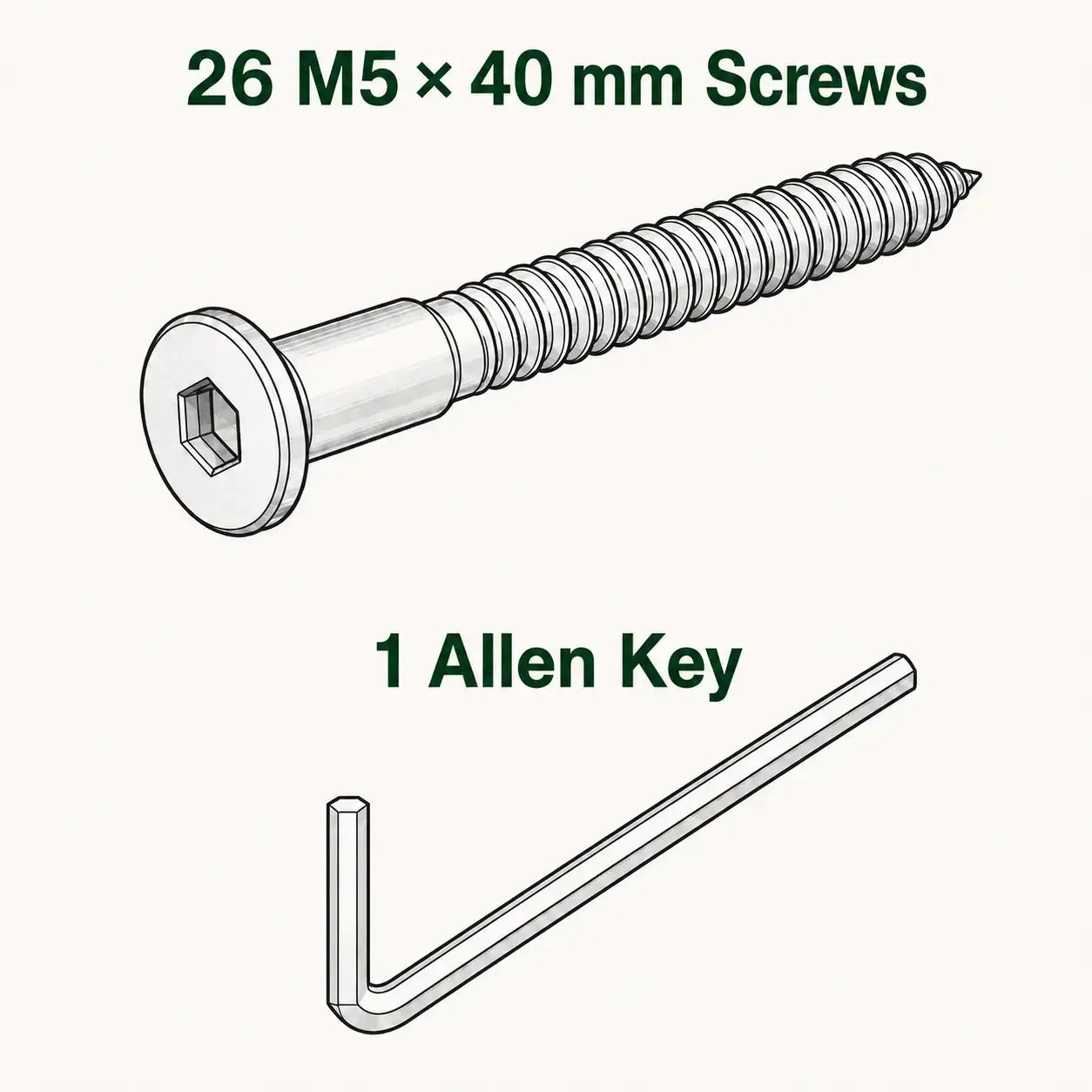 Replacement Hardware Pack for All Seasons Dollhouse (E3401)
