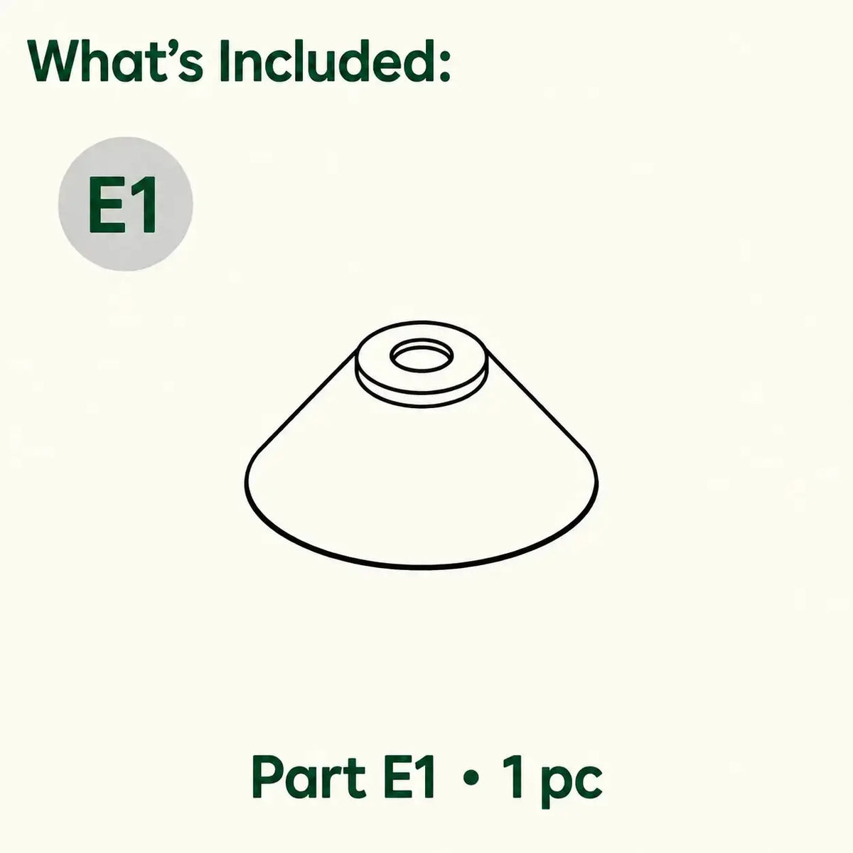 Replacement Light Shades (Part E1) for Doll Family Mansion (E3405)