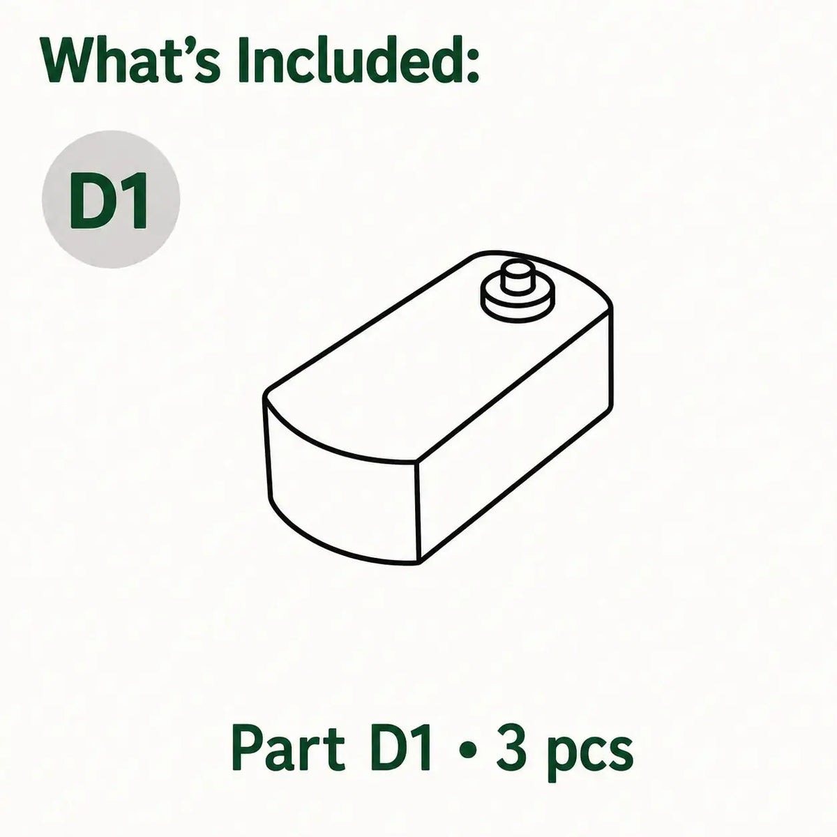 Replacement Lights (Part D1) for Doll Family Mansion (E3405)