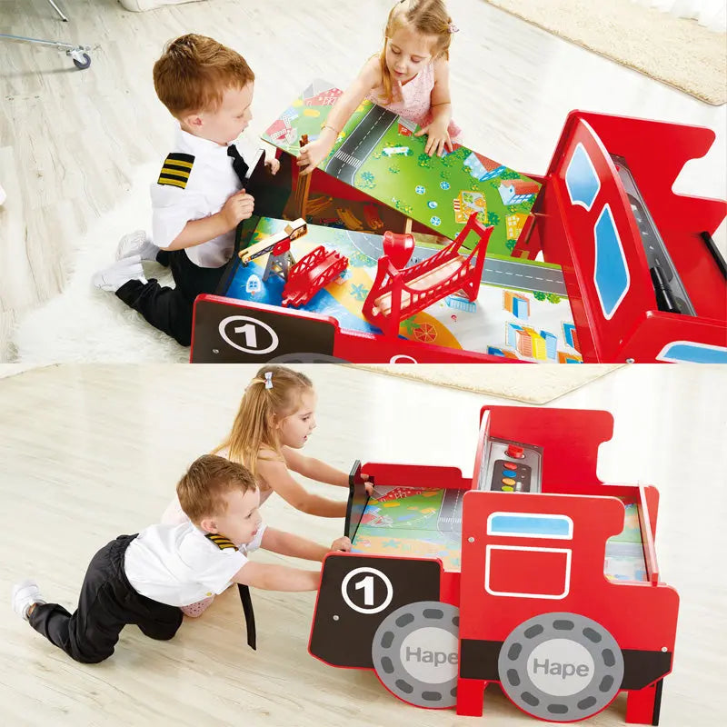 Ride-on & Foldable Engine Table - HapeToys