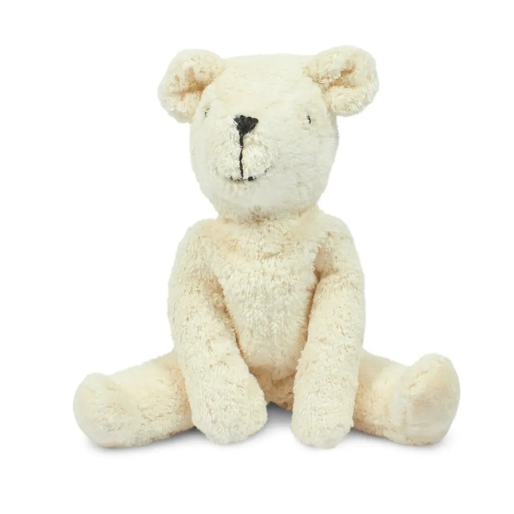 Senger Floppy Organic Cotton White Bear, Small 12