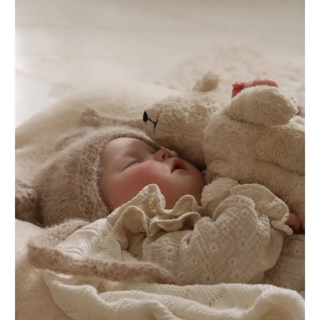 Senger Floppy Organic Cotton White Bear, Small 12" Senger