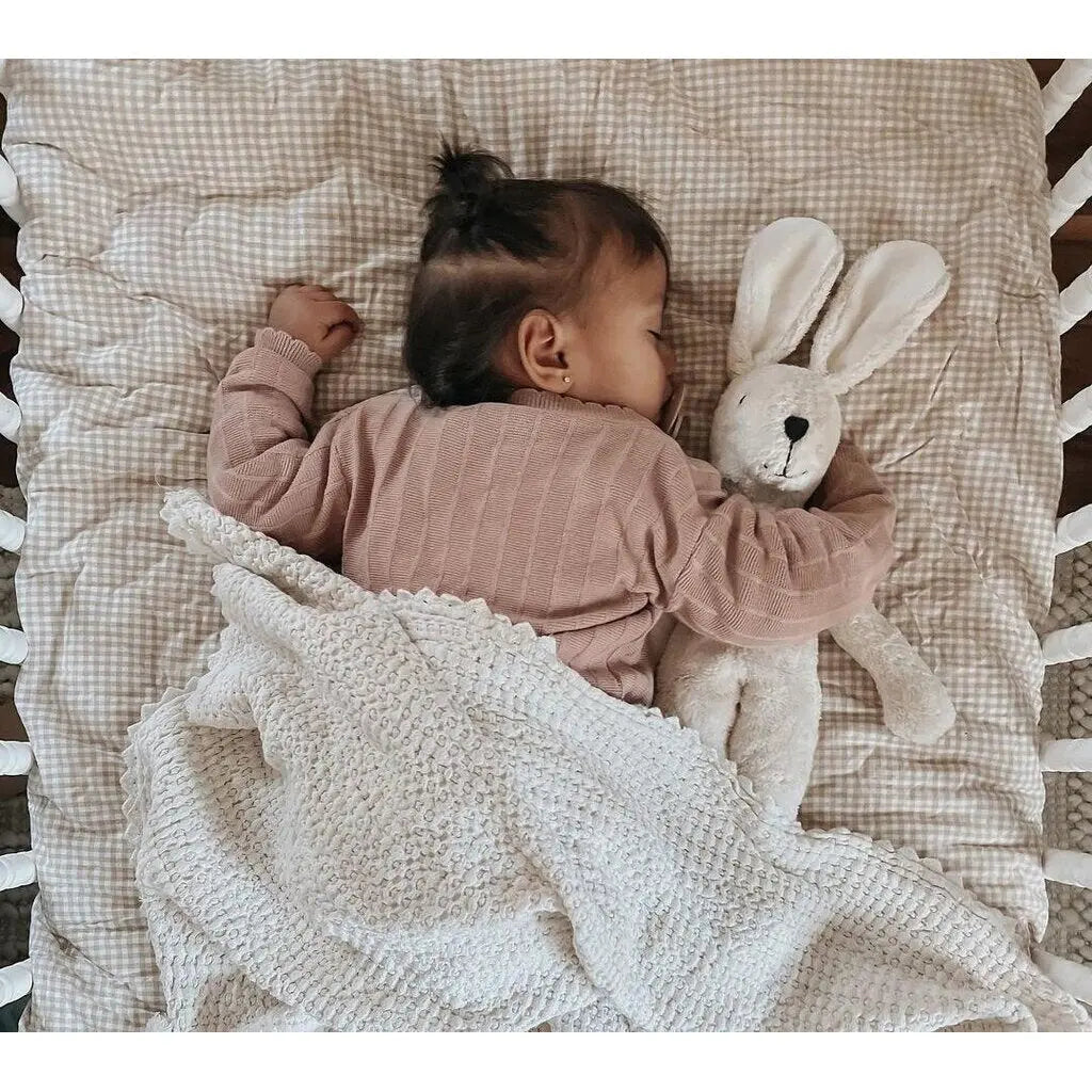 Senger Organic Cotton Floppy Rabbit,  Large 16" white Senger