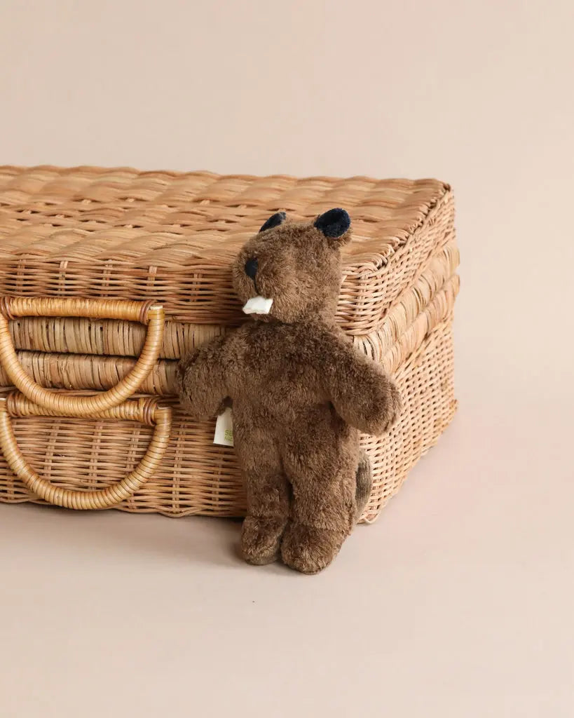 Senger Organic Cotton Stuffed Animal, Baby Beaver, 8" Senger