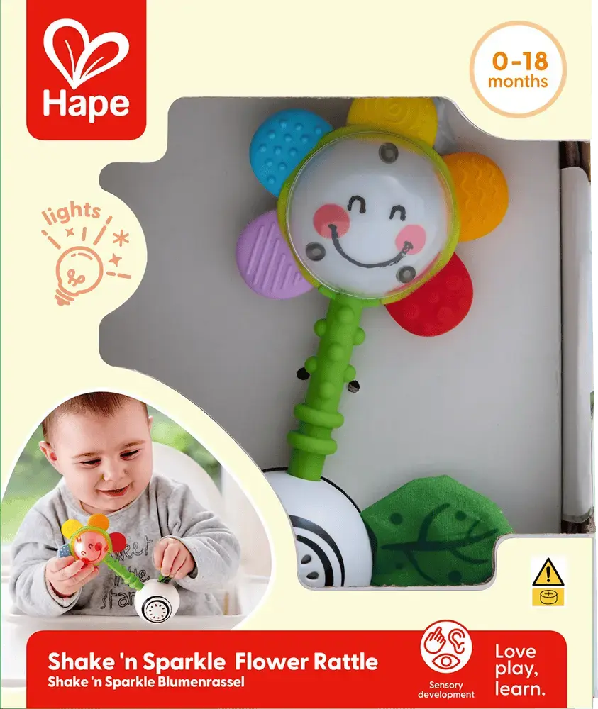 Shake 'n Sparkle Flower Rattle Hape-Toy-Market