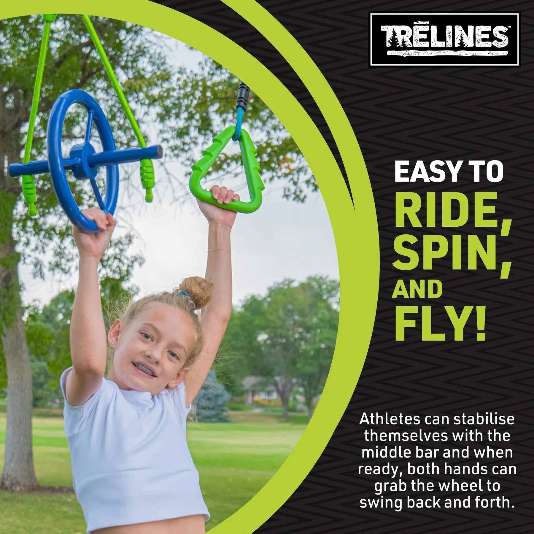 Trelines Ninja Vertical Fly Wheel 10" TRELINES
