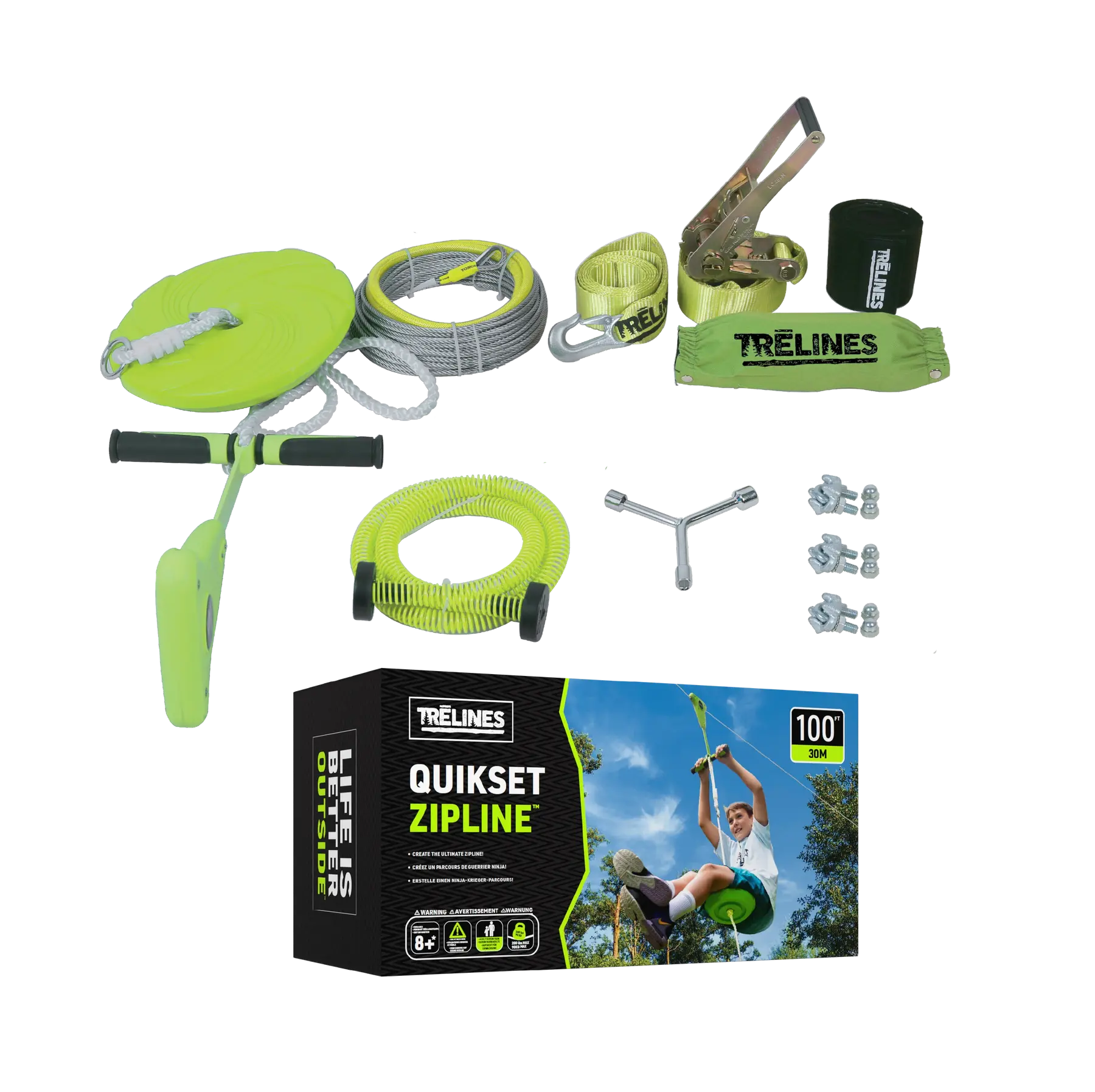 Trelines Zipline 100 Brake QuikSet TRELINES