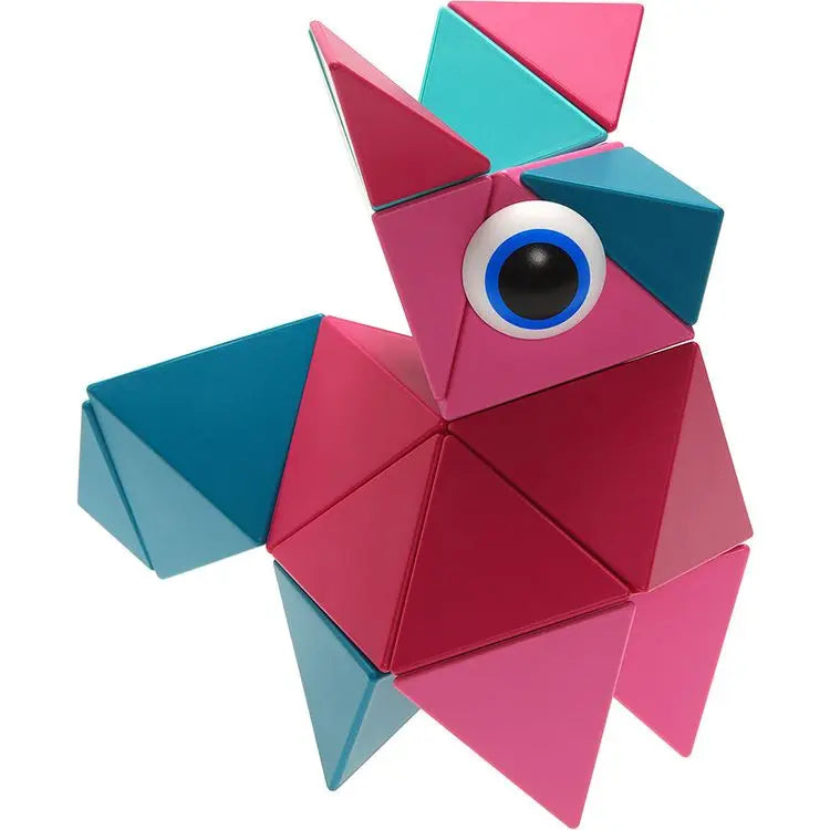 Trido Flamingo Magnetic Art 3D Shapes Medium 24-Piece Trido