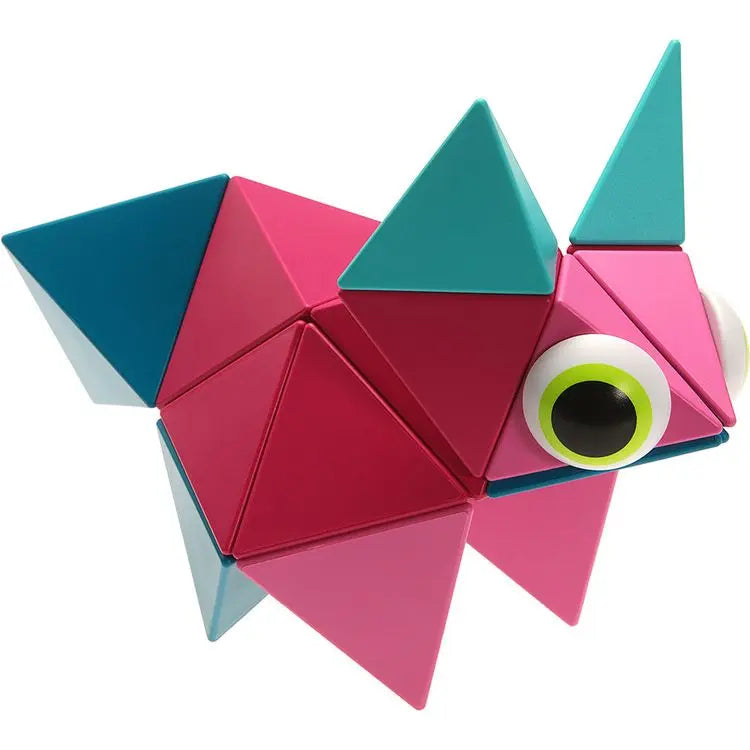 Trido Flamingo Magnetic Art 3D Shapes Medium 24-Piece Trido