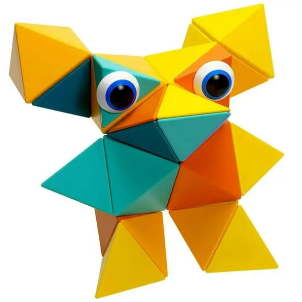 Trido Honey Magnetic Art 3D Shapes Large 36-Piece Trido