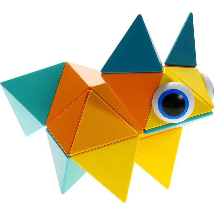 Trido Honey Magnetic Art 3D Shapes Medium 24-Piece Trido