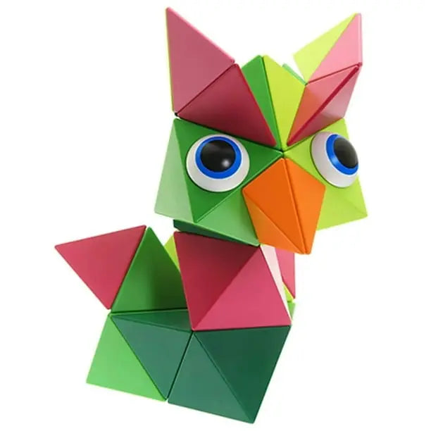 Trido Jungle Magnetic Art 3D Shapes Large 36-Piece Trido