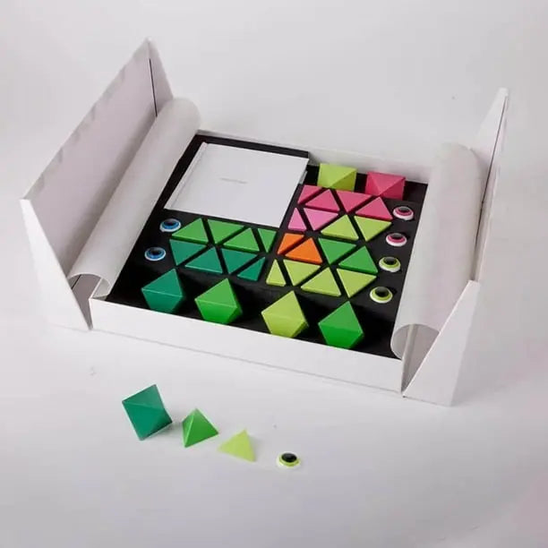 Trido Jungle Magnetic Art 3D Shapes Large 36-Piece Trido