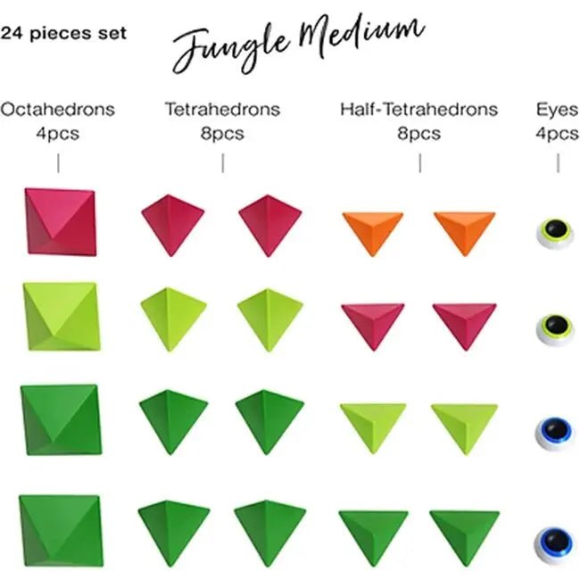 Trido Jungle Medium-24 pcs Trido