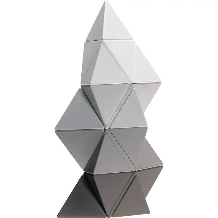 Trido Monochromatic Magnetic Art 3D Shapes Medium 24-Piece Trido