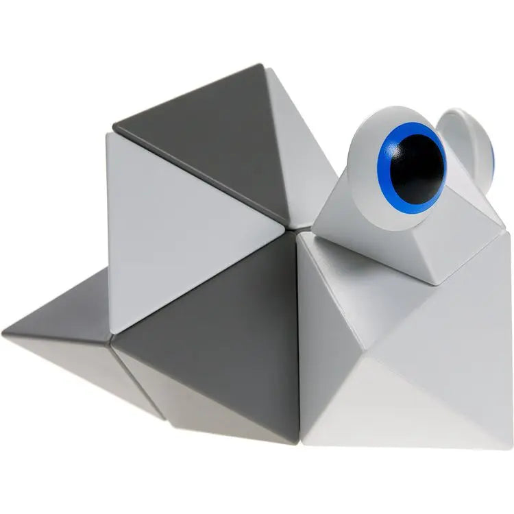 Trido Monochromatic Magnetic Art 3D Shapes Small 12-Piece Trido