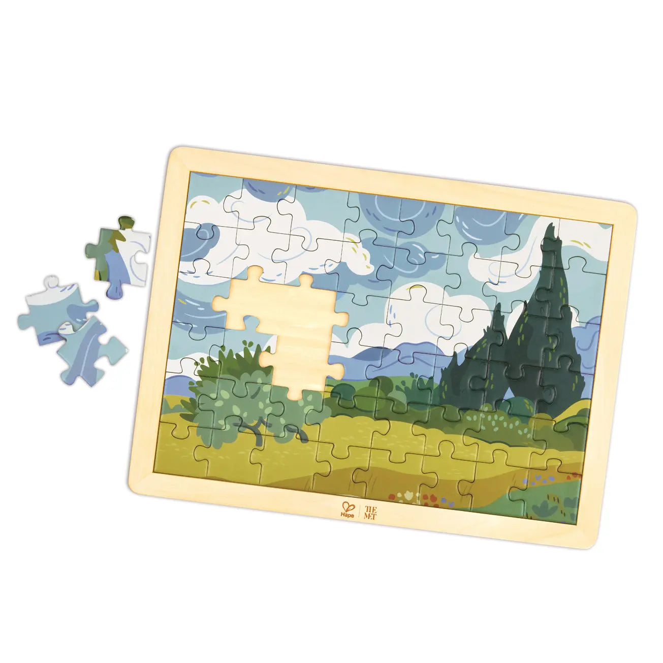 Van Gogh Cypresses Puzzle The Met