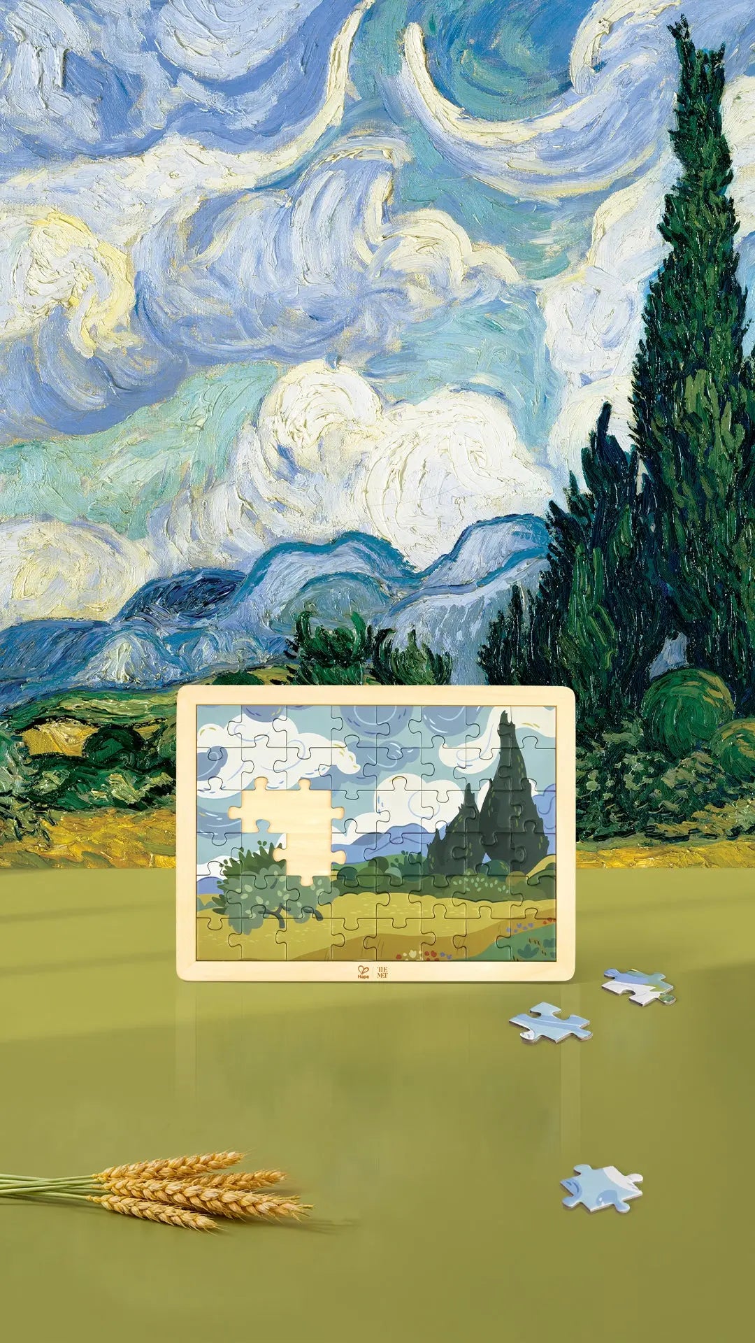 Van Gogh Cypresses Puzzle The Met