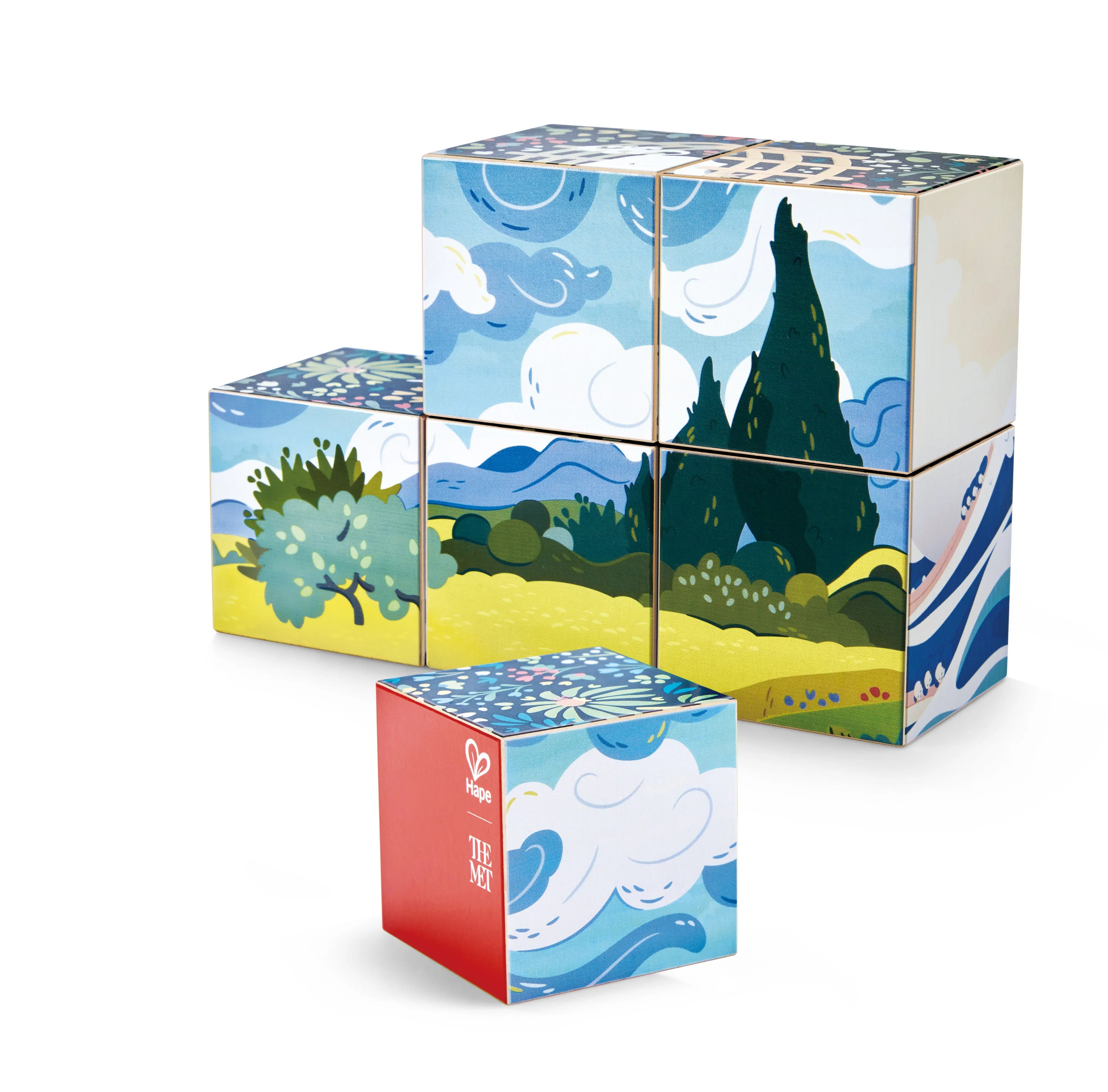 Wooden Puzzles Blocks Met
