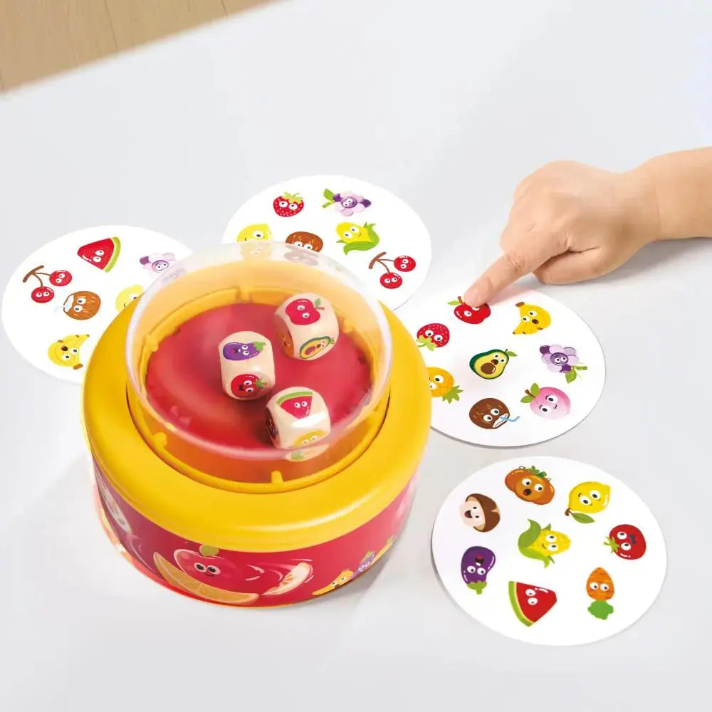 Hape Zunk Pattern Matching Game, Fast-Paced Dice Dome Board Game