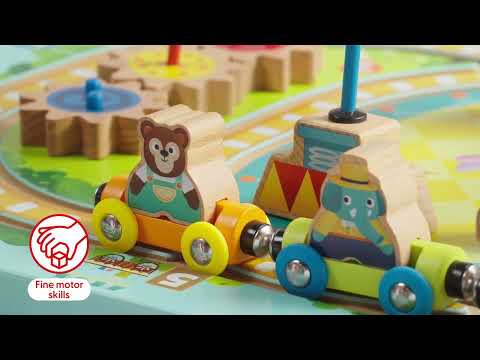 Hape Twisting Railway Maze Table