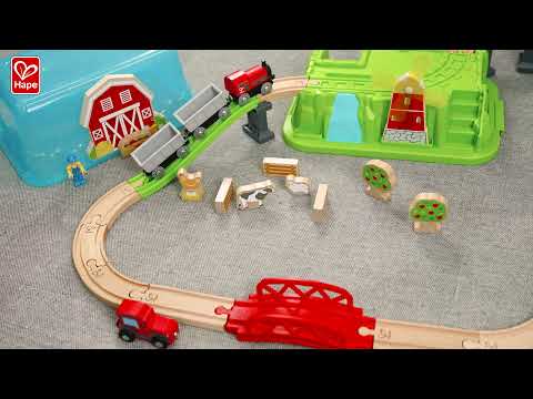 Hape Countryside Train Bucket Set