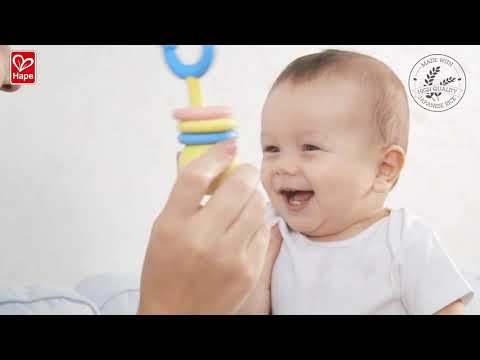 Hape Rattling Rings Teether