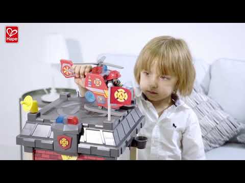 Hape Fire Truck Playset