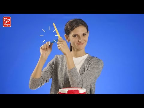Hape Learn To Play Drum | Toy Percussion Instrument